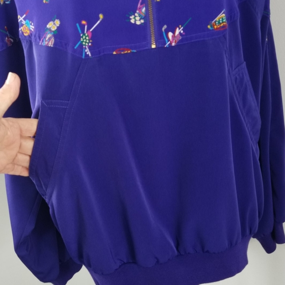 golf pullover lightweight athletic jacket medium - Picture 5 of 7